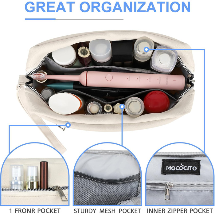 Чоловіча/Жіноча дорожня косметичка-органайзер для подорожей, 24x14x7 см