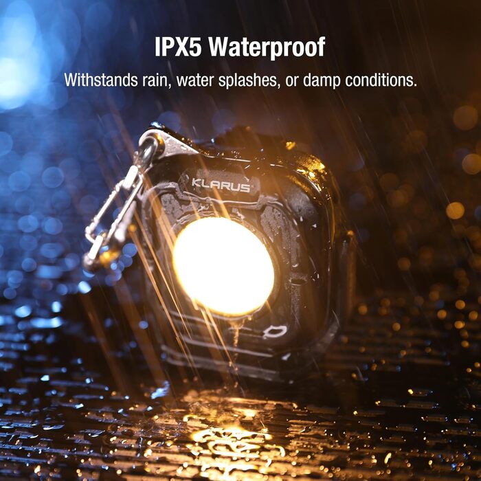 KLARUS CL5 Small Lightweight Camping Light, Rechargeable Work Light 1200 mAh, 650 lm Camping Lantern with 4 Brightness Levels, 4 Color Temperatures, Magnetic Base, Hook Function, IPX5 for Camping, Outdoor