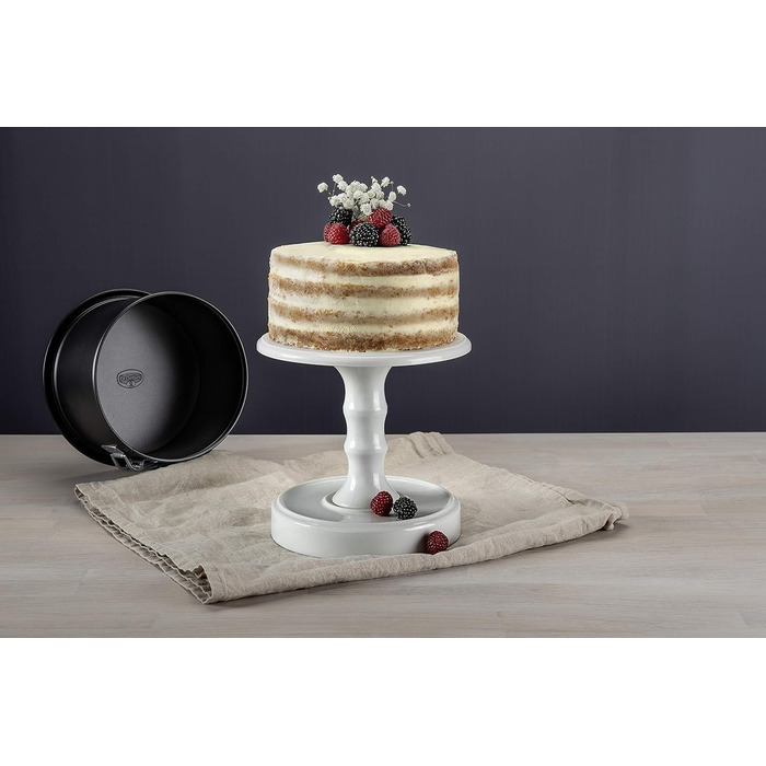 Форма для випічки Dr. Oetker Springform 18 см, антипригарна, сталь, чорна - Back-Freude Classic