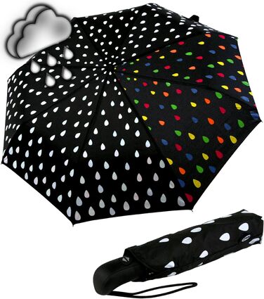 iX-brella: Парасолька з автоматичним відкриванням, змінний колір при намоканні - Raindrops