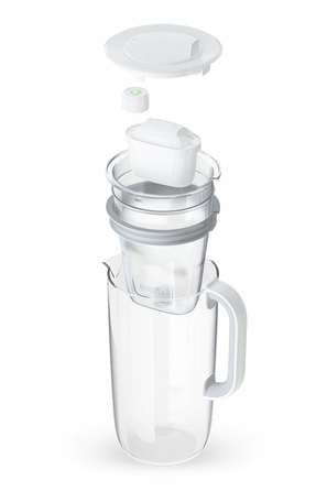 Фільтральний глечик Brita Glass, 2,5 л, прозорий