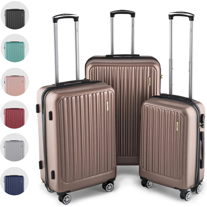 ABS валіза Hartschalenkoffer Easy Move - ергономічна та безпечна, 54 см, колір кави