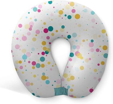 Подушка для подорожей I-TOTAL® з м'якою підтримкою шиї (Bubbles)