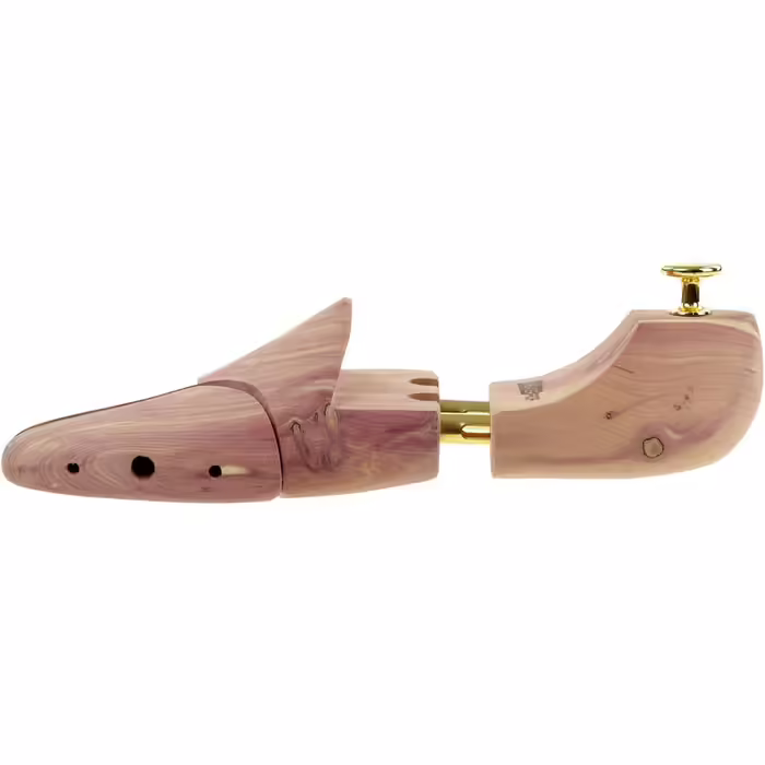 Sneakerprofi Shoe Stretcher made of Cedarwood, Solid Wood for Women and Men with Double Spring. Optimal Fit and Ventilation. 1 Pair (44W / 45L)