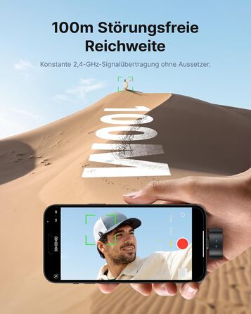 BOYA Magic-05: Бездротовий мікрофон для iPhone 15/16, Android, USB-C. Lavalier, ручний, настільний, для камери та стрімінгу