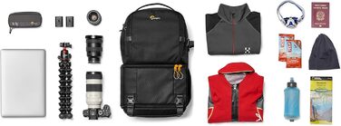 Сумка для фотообладнання Lowepro BP 250 AW III чорного кольору