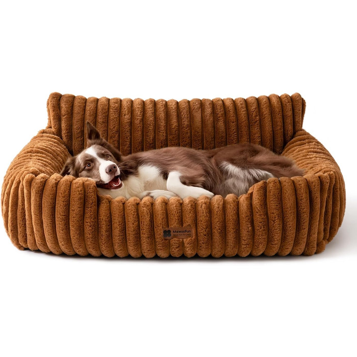 М'яке ліжко для собак та котів MEWOOFUN - зручне та затишне, для маленьких собак та котів, заспокійливе ліжко