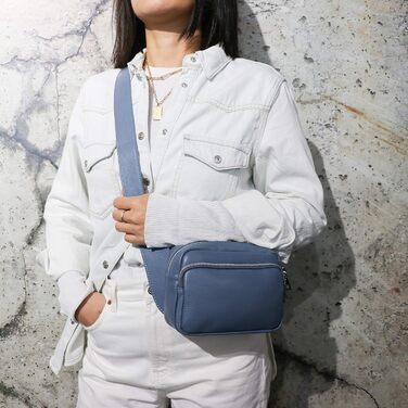 Чоловіча/жіноча поясна сумка на стегнах з натуральної шкіри Jisoo G412 (темно-коричнева)