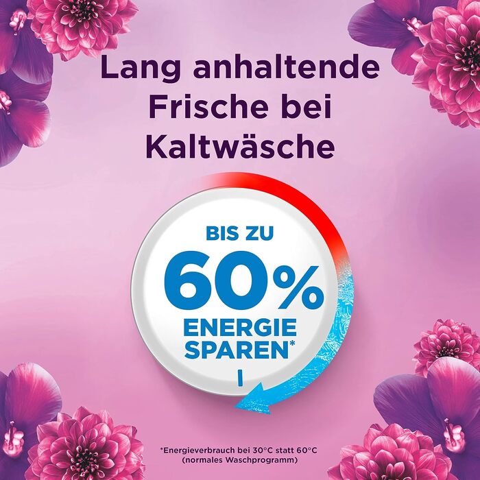 Пральний порошок Lenor Amethyst Blütentraum для пральних машин, 6.5 кг, 100 прань
