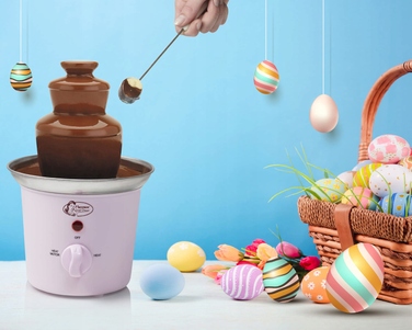 Шоколадний фонтан Bestron, рожевий, 90 Вт