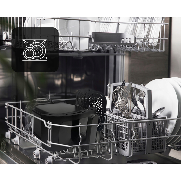 Аерофритюрниця Mozano 5л, потужна безнамастильна фритюрниця 1500 Вт