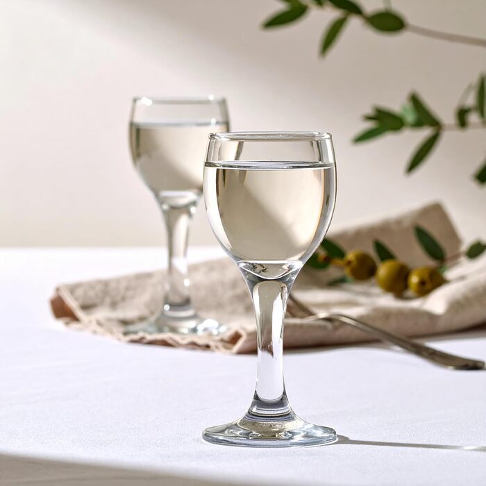 Набір келихів для шнапсу/шоту Glasmark KROSNO 1992 (12 шт, 55 мл) - прозорі, міцне скло, для посудомийної машини