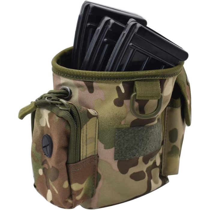 Сумка-мішечок на шнурку для дресирування собак, для полювання, Airsoft, іграшки, ласощі (камуфляж)