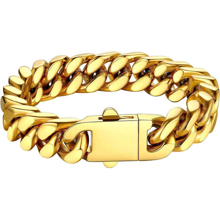 Чоловіча ланцюжок-браслет Bestyle з нержавіючої сталі, 12 мм, 21 см з подарунковою коробкою