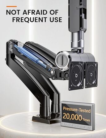 Підставка для монітора ErGear 2 монітори до 40 дюймів, 12 кг, USB, VESA 75x75/100x100 мм