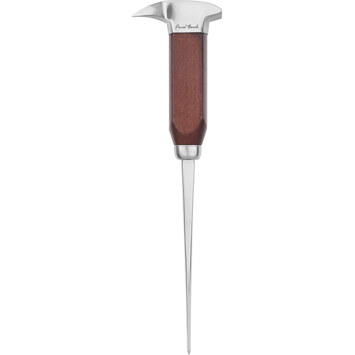 Final Touch Ice Pick - Japanese Style Stainless Steel Ice Pick with Wooden Handle - 13 cm