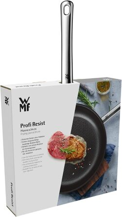 Сковорода WMF Profi Resist 24 см з антипригарним покриттям, багатошарова, з нержавіючою сталлю, для індукційних плит, жароміцна