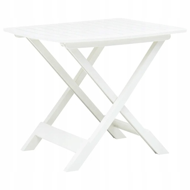 Прямокутний пластиковий стіл VidaXL, 79 x 72 x 70 см