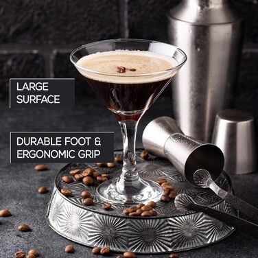 Набір мартіні склянок CRYSTALIA Premium, 4 шт, 175 мл, без свинцю, для коктейлів, Cosmopolitan, підходить для миття в посудомийній машині