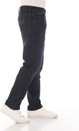 Джинси чоловічі Wrangler Texas Stretch Regular Fit Authentic Straight, бавовна, колір Smoke Blue (33W/36L)