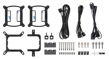 Система водяного охолодження Thermaltake TH360 V2 Sync AIO з LCD 2.1' (480x480), 3x 120mm ARGB вентилятори, сумісна з Intel LGA1851/1700 та AMD AM5/AM4, чорний корпус (280mm)