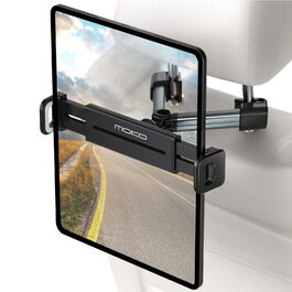 Тримач для планшету в авто MoKo, регульований, універсальний, для iPad, Galaxy Tab, iPhone, сірий