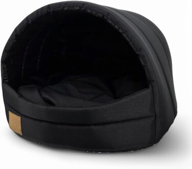 Будка для собак та котів ODOLPLUSZ - комфортна, миюча, чорна (M)