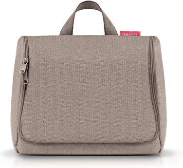 Сумка-органайзер Reisenthel Toiletbag XL з гачком, водонепроникний матеріал Herringbone Mokka
