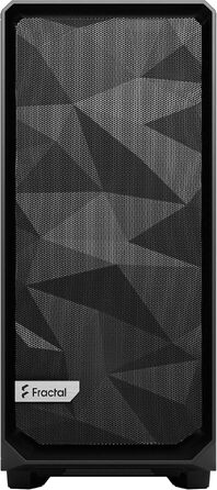 Корпус для комп'ютера Fractal Design Meshify 2 Compact Black ATX Mid Tower (Black TG Light Tint), високий повітряний потік