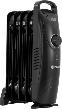 Електричний масляний радіатор PowOn 7 ребер - 450W, енергозбереження