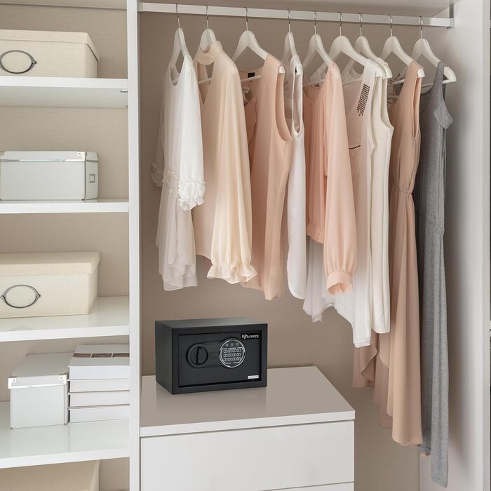 Офісний сейф Tresor COMPACT III з цифровим замком, 8.5 л, сталевий, чорний, 20x31x20 см