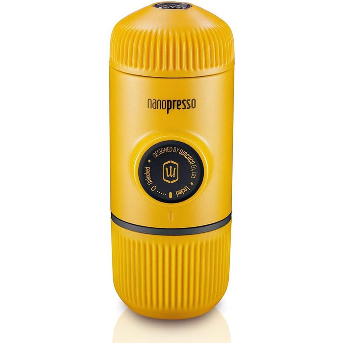 WACACO Nanopresso: портативна кавомашина для еспресо, 18 Bar, ручне керування, для подорожей та кемпінгу, жовта