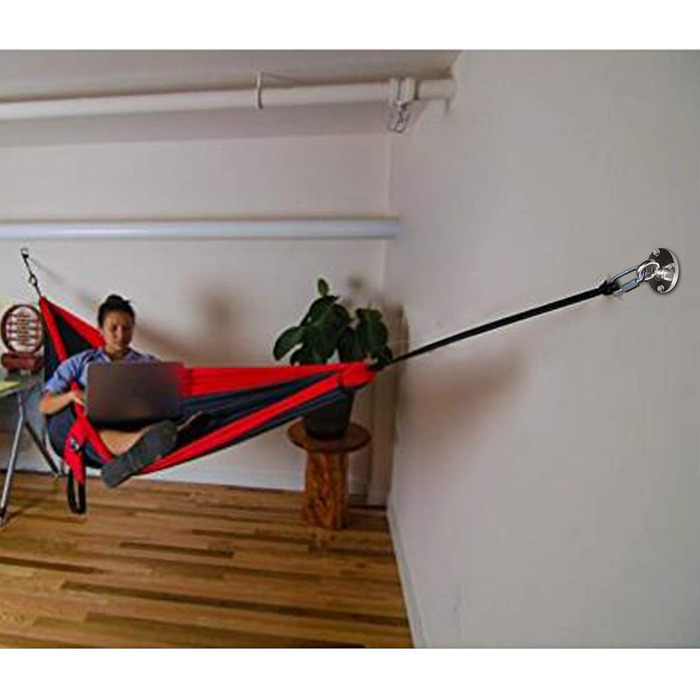 TSSS Heavy-Duty Ceiling Hook for Hammock, 500 kg Load Capacity, 304 Stainless Steel, Fixing Hook, Hanging Chair, Punching Bag Holder with Anchor Bolt
