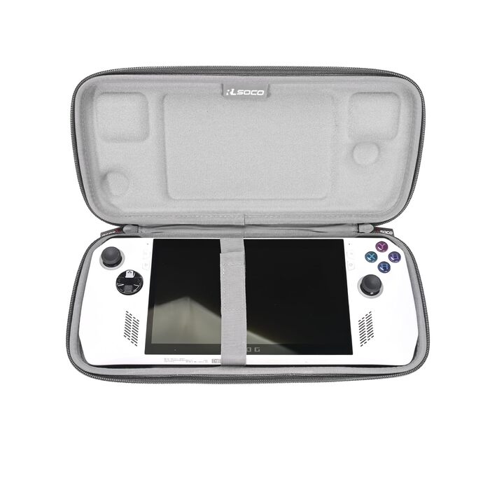 Чохол-кейс RLSOCO для ASUS ROG Ally X та ROG Ally 2025 — захисна сумка для перенесення консолі та аксесуарів, сірий