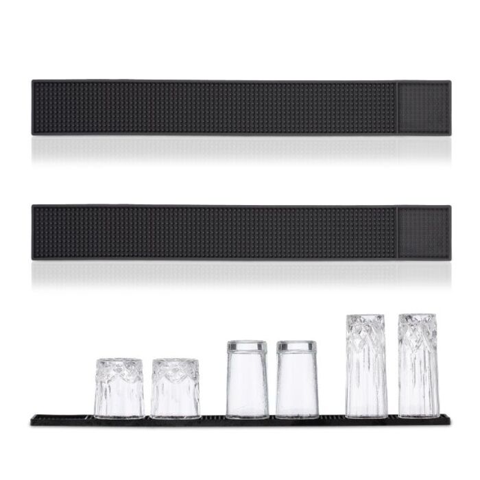 Relaxdays 2-Pack Bar Mats, 60 x 8 cm