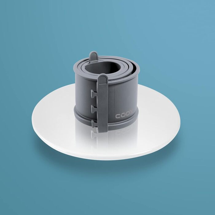 Форма для випікання coox з порцеляновим дном, 18 см, сіра – роз'ємна, для випікання і подачі, не потребує перекладання