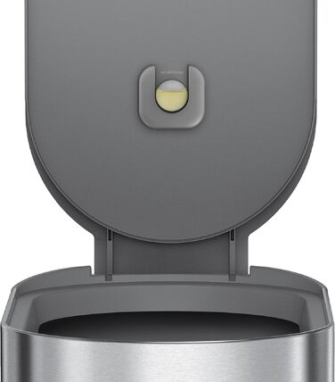 Вузький сенсорний сміттєвий відро simplehuman CW2044 на 45 л для кухні, система сортування відходів, матова нержавіюча сталь