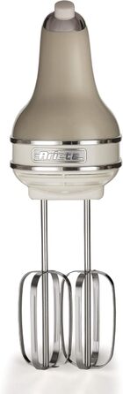 Міксер ручний Ariete Vintage 1548, 450W, Бежевий, 5 швидкостей, турбо-функція, 2 насадки для тіста та збивання