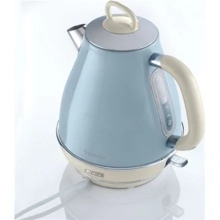 Електричний чайник Ariete 2869/05 Vintage, 2000 Вт, 1.7 л, Блакитний