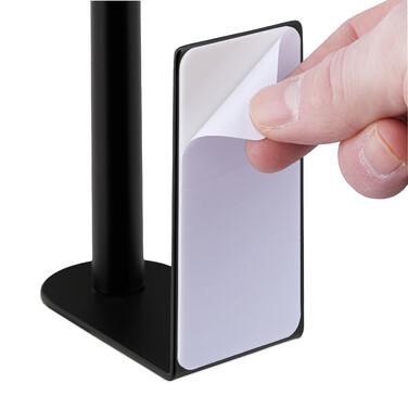 Relaxdays Self-adhesive roller towel holder