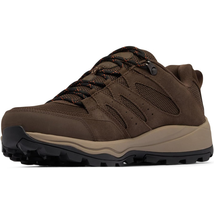 Чоловічі трекінгові черевики Columbia Redmond Iv Low Waterproof Mid Rise, 45 EU, Cordovan Tangy Orange