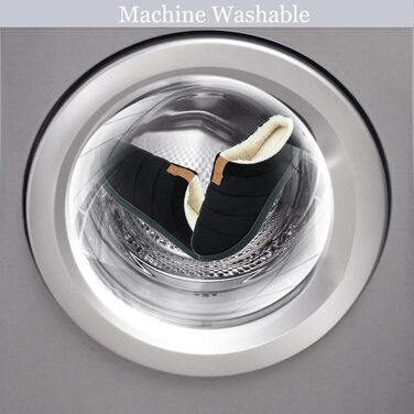 Чоловічі тапочки зимові теплі м'які комфортні з піною пам'яті протиковзкі для дому та вулиці 45/46 EU чорні