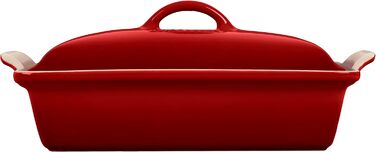 Каструля LeCreuset з керамічним покриттям, червона