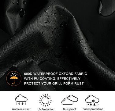 SUPJOYES Grill Cover for Kamado Joe Classic Charcoal Grill, Waterproof, Durable, Kamado Joe Grill Accessories