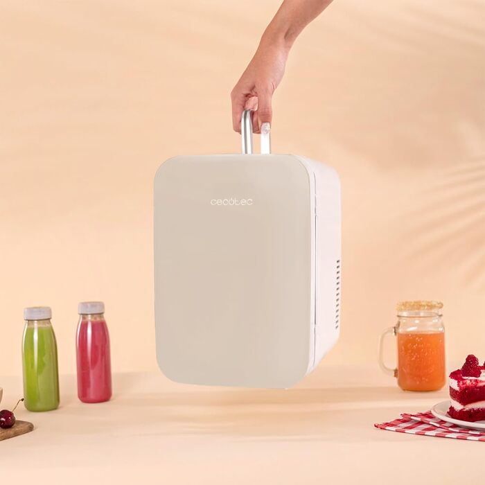 Міні-холодильник Cecotec Bolero MiniCooling 10L Bahamas Beige - 12V/220V, для авто та кемпінгу, охолодження та підігрів