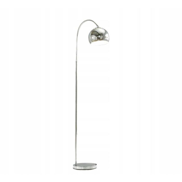 Підлогова лампа Krislamp Aura E27 40 Вт, срібляста