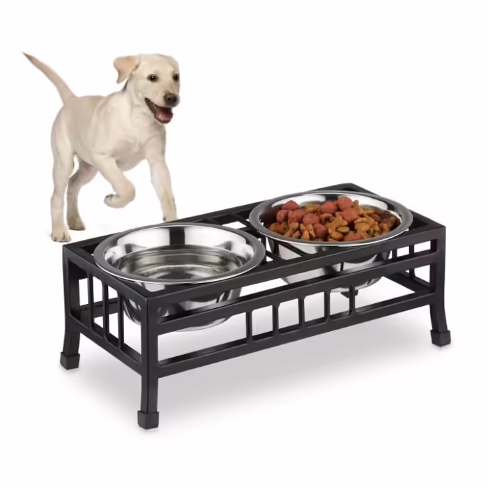 Relaxdays Dog Feeding Station
