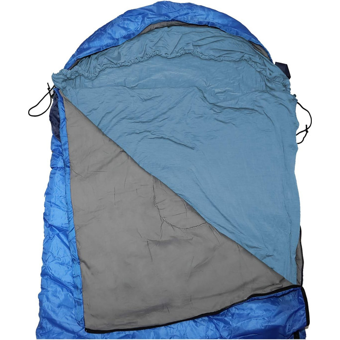 BROWINT Bamboo Travel Bed Sheets, Stretchy Jersey Sleeping Bag for Hotels, Inner Sleeping Bag for Travel and Camping, Rectangular with Pillow Pocket; Breathable, Mummy Sleeping Bag with Hood