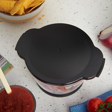 Кухонна машина Russell Hobbs 27131-56: електрична, для овочів, фруктів, м'яса, цибулі, 1л, нержавіюча сталь, 350W