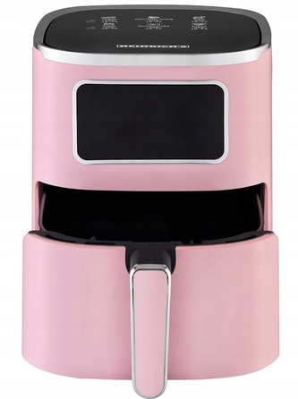 Аерофритюрниця Air Fryer 5л, 1450 Вт, велика чаша XL, рожева